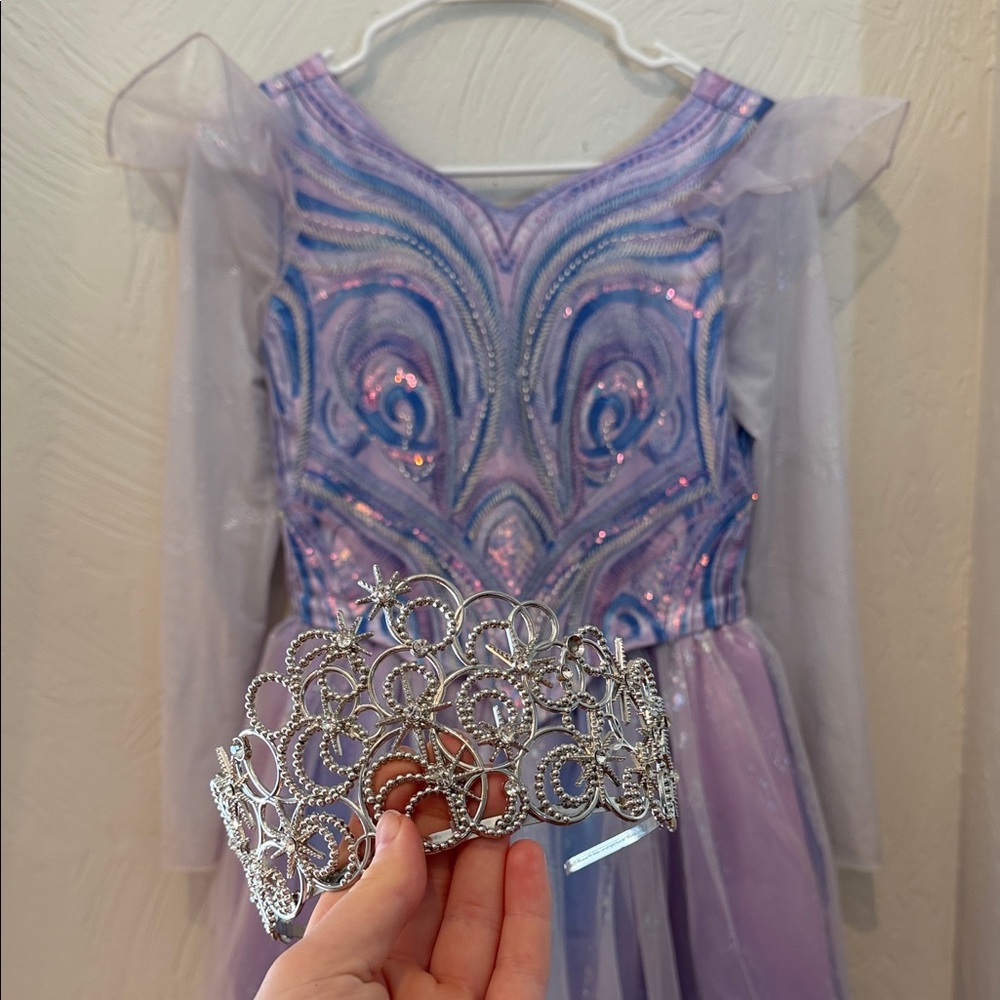 Wicked for good girls Glinda deluxe spirt Halloween costume size XL (14-16)